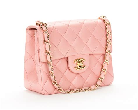 chanel classic pink bag|light pink chanel flap bag.